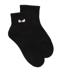 WEGO 刺繍アンクルパイルソックス