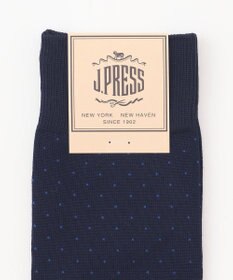 J.PRESS MEN 【定番】ハイゲージピンドットソックス