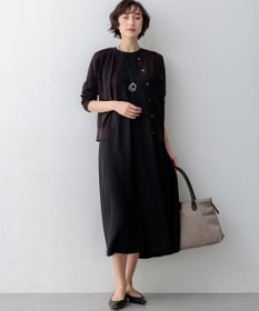 23区 【先行予約/WEB&一部店舗限定カラーあり】シャイニーシアー フラップポケット カーディガン