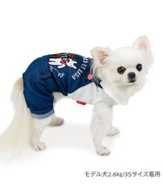 PET PARADISE リサとガスパール オーバーオール風 ロンパース 小型犬　　
