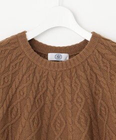 J.PRESS LADIES L 【WEB限定・洗える】 EIGER CORD 求心編み ニット