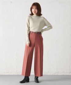 ANY 【洗濯機可】ボトルネック リブニット