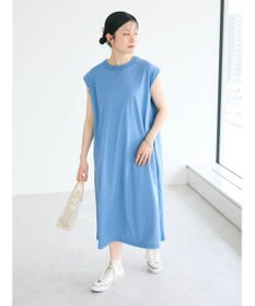 CRAFT STANDARD BOUTIQUE 接触冷感機能性フレンチスリーブワンピース