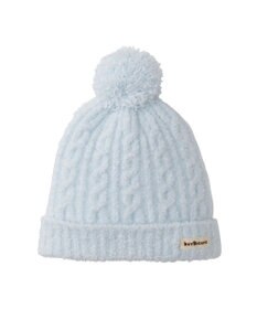 MIKI HOUSE HOT BISCUITS ぼん天付きケーブル編みモールニット帽子