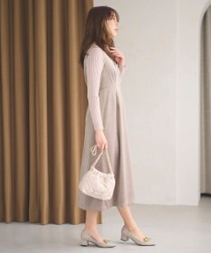 Feroux ベロア ジャンパースカート