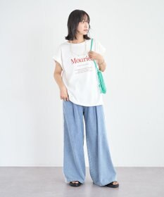 Green Parks 汗染み防止フレンチロゴＴシャツ