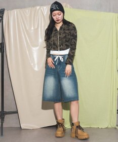 WEGO ブラストデニムハーフパンツ