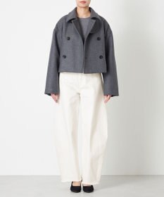 NAVE 【Nave】ダブルメルトン ショートPコート