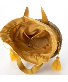 UNBILLION kakatoo ビジュー付きカゴバッグ