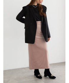 Te chichi ベロアナロースカート《2025Autumn catalog vol.2 item》