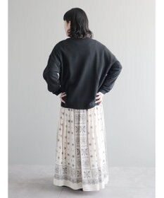 CRAFT STANDARD BOUTIQUE パネル柄マキシギャザースカート