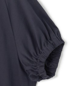 BEIGE， 【洗える】STOCK / オーガニックコットン半袖ギャザートップス