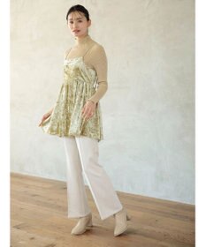 Green Parks ・ＥＬＥＮＣＡＲＥ　ＤＵＥクラッシュベロアキャミチュニック