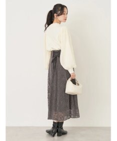 earth music&ecology モールレーススカート