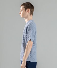 JOSEPH HOMME 【洗える】ドライコットンリンクス　半袖クルーネックニット