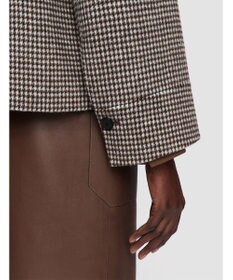 JOSEPH ダブルフェイス ドッグトゥース　ショートコート