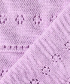 組曲 KIDS 【150-160㎝】フラワーアイレット カーディガン