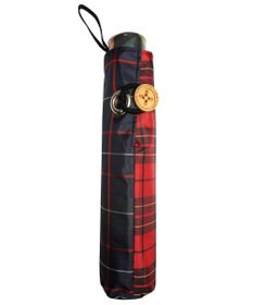 +RING UNISEX プラスリング 簡単開閉式折傘55cm CHK T1399