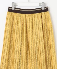 自由区 L 【セットアップ対応・ウエストゴム・洗える】ラッセルレース  スカート