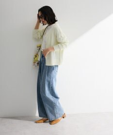 Green Parks レースドッキングニットカーディガン