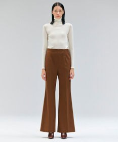 BEIGE， 【洗える】DELANO / ハイストレッチフレアパンツ
