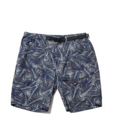 JOSEPH ABBOUD MOUNTAIN 【UNISEX】3Dエンボスリーフ ハーフパンツ