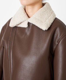 NAVE 【Nave】ヴィーガンムートン ライダースジャケット