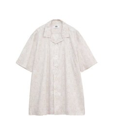 DAKS リバティプリント オープンカラーシャツ