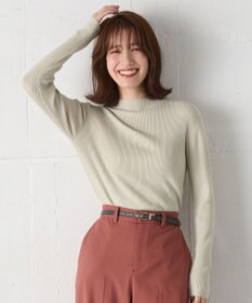 ANY 【洗濯機可】ボトルネック リブニット