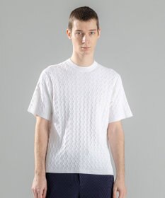 JOSEPH HOMME 【洗える】ドライコットンリンクス　半袖クルーネックニット