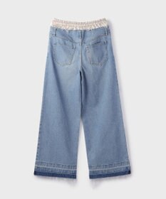 GRACE CONTINENTAL コンビデニムイージーパンツ