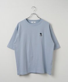 WEGO 【ユニセックス着用ITEM/綿100%/SMLサイズ展開】リラックスフィットワンポイントT（S）