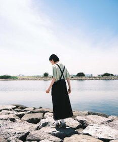 SHARE PARK LADIES 【撥水・UVカット・ストレッチ・軽量 】ナイロンジャンパースカート（S・Mサイズ）