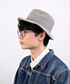 石田製帽 ウールニットブレード　中折れハット