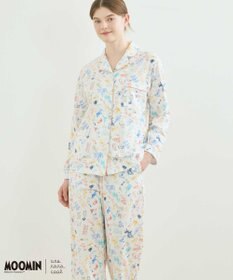 une nana cool 【ムーミン】【綿100%】 MOOMIN * une nana cool  開襟パジャマ
