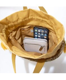 UNBILLION kakatoo ビジュー付きカゴバッグ