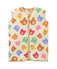 MIKI HOUSE HOT BISCUITS カラフルビーンズ フリース素材 スリーパー