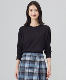 J.PRESS LADIES L 【洗える】スパーク ラメ配色 ニット