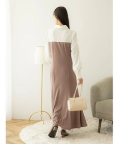 earth music&ecology ビスチェ風ドッキングワンピース