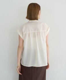 YECCA VECCA スモッキングピンタックシャツ