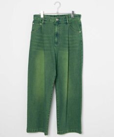 WEGO スケーターズ　タックワイドデニムパンツ