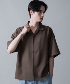 WEGO 【速乾/しわになりにくい/MLサイズ展開】ドライポリオープンカラーシャツ（SS）