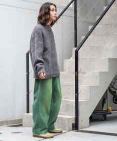 WEGO スケーターズ　タックワイドデニムパンツ