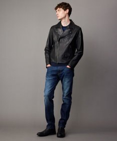 JOSEPH ABBOUD 【キングサイズ・サスティナブル/JAPANファブリック/ストレッチ】オゾンハイパワーデニム パンツ