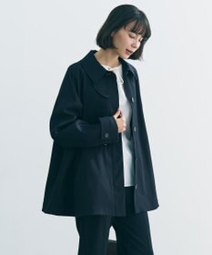 UNFILO Aライン スプリングコート ネイビー