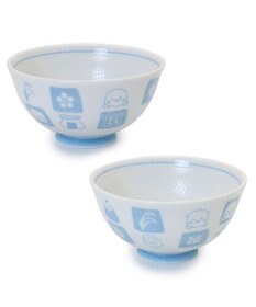 Mother garden しろたん ごはん粒がくっつきにくい ご飯茶碗  【小】 《顔ぼん柄/しろたん＆らっこいぬ柄》 単品