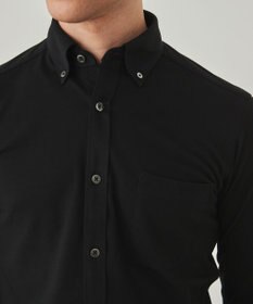 GOTAIRIKU 胸ポケット付にアップデート【吸水速乾/ストレッチ】クールマックス鹿の子 ビズシャツ_ボタンダウン