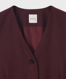 Paul Smith カシミアブレンド フランネル ジャンパースカート