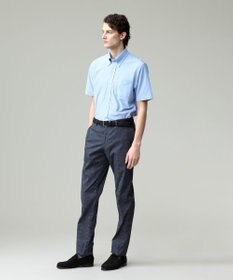 J.PRESS MEN 酷暑の清潔感もこれ一枚で【吸水速乾 / 抗菌防臭 / 防シワ】【J.PRESS OXFORD JERSEY】カノコインレイマイクロストライプ 半袖シャツ / B.D.