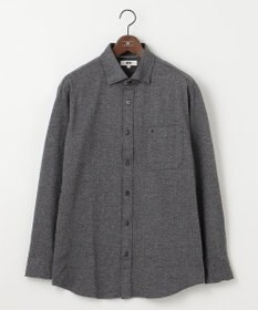 JOSEPH ABBOUD 【キングサイズ・洗える】ドットジャガード ジャージー シャツ